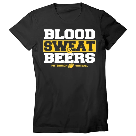 Pittsburgh Football Fans Funny Beer Shirt Womens T-Shirt