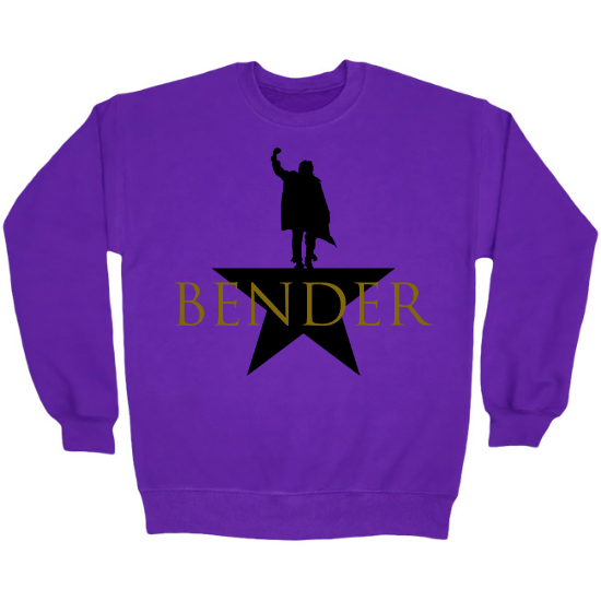 Bender on Broadway Gold Star Crewneck Sweatshirt