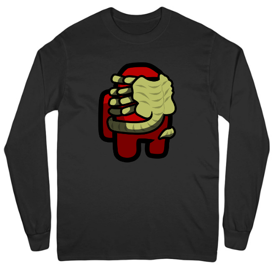 Aliens Among Us Mens Long Sleeve T-Shirt