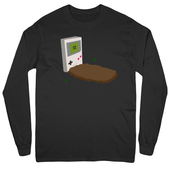 R.I.P Game Over Mens Long Sleeve T-Shirt