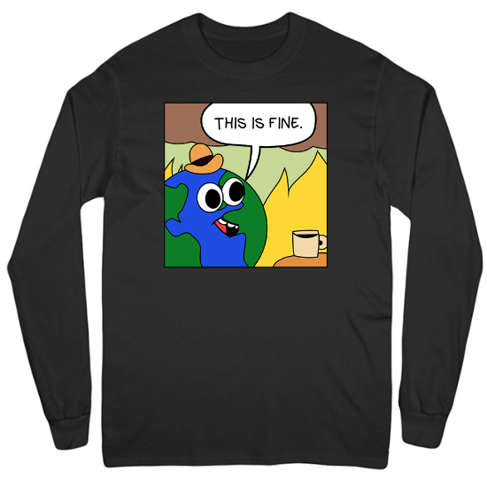 This is Fine Earth Mens Long Sleeve T-Shirt