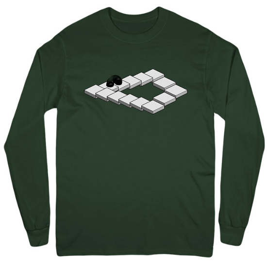 Penrose Slinky Mens Long Sleeve T-Shirt