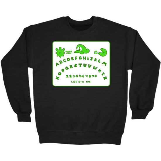 Luigi Board Crewneck Sweatshirt 01