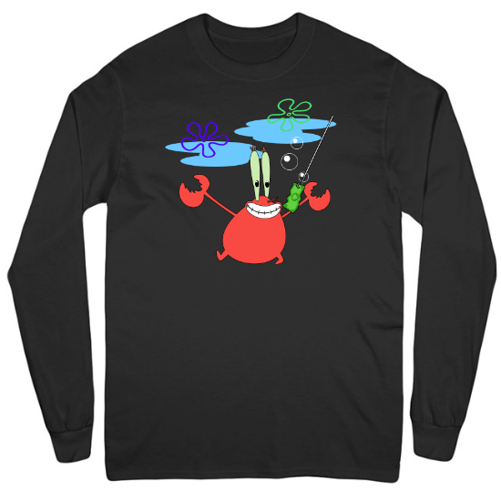 Almost got it Mr. Krabs Mens Long Sleeve T-Shirt