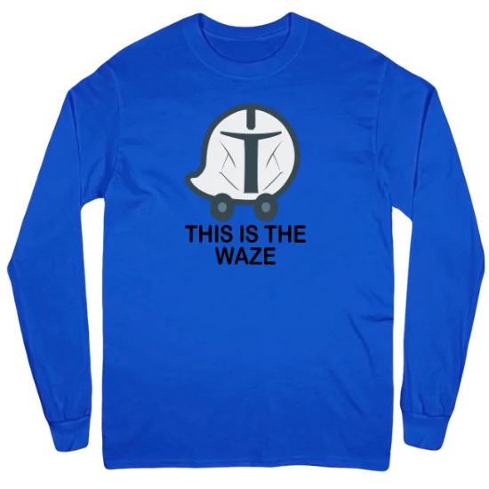 Mandalorian Waze Mens Long Sleeve T-Shirt