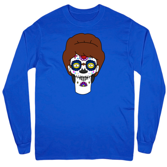 Dias Des Las Mertas Mens Long Sleeve T-Shirt