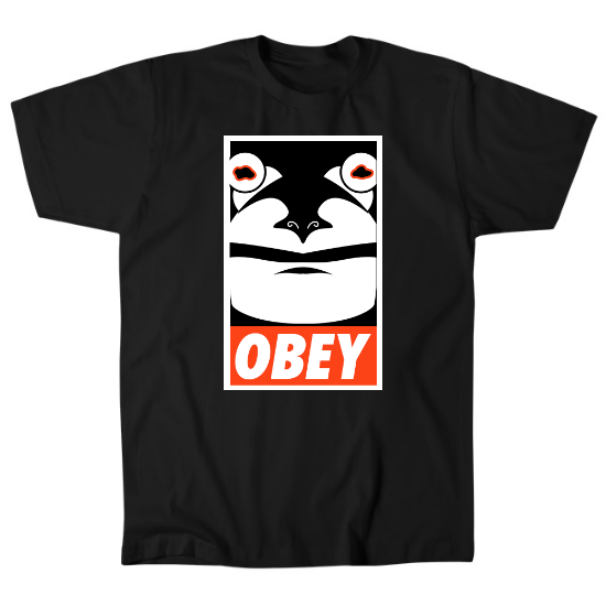 Hypnotoad Obey Mens T-Shirt