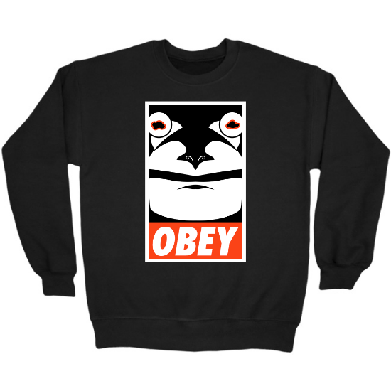 Hypnotoad Obey Crewneck Sweatshirt