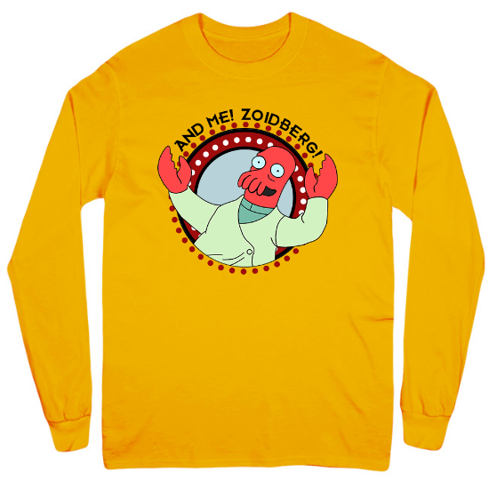 And Me Zoidberg Mens Long Sleeve T-Shirt