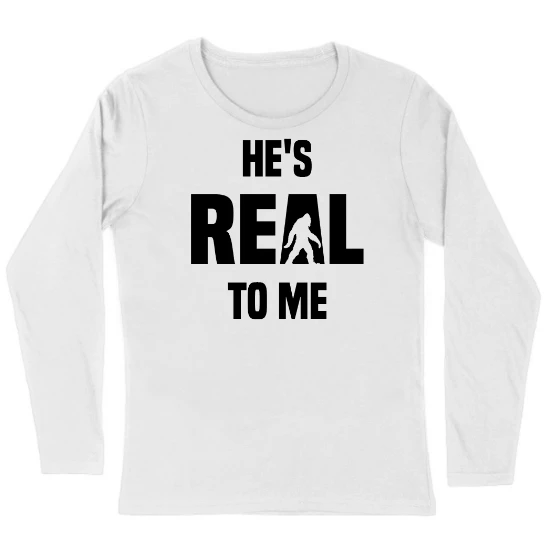 Sasquatch is Real Womens Long sleeve T-Shirt 01
