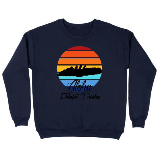 Aloha From Fhloston Paradise Kids Crewneck Sweatshirt