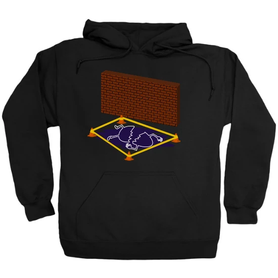 Humpty Dumpty Crime Scene Hoodie