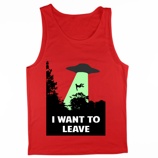 I Want to Leave Mens Tank Top