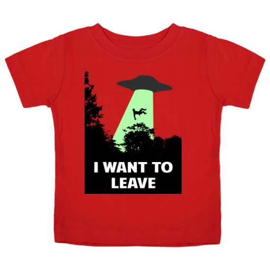 I Want to Leave Kids T-Shirt