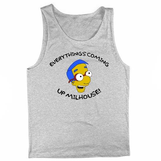 Everythings Coming Up Milhouse! Mens Tank Top