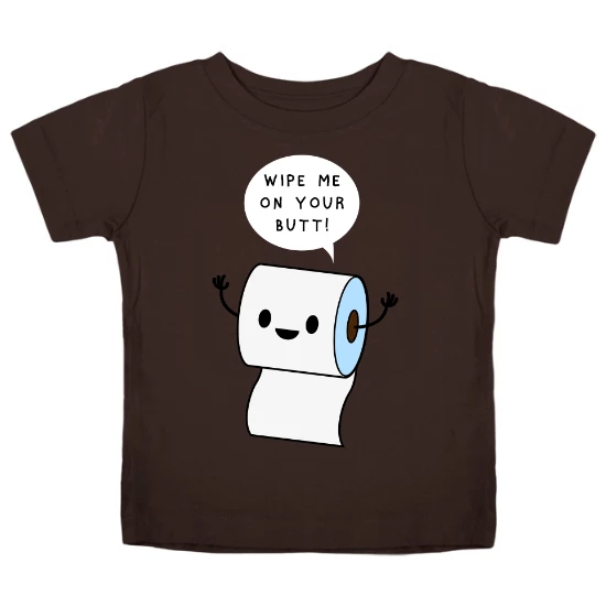 Toilet Paper I Love My Job Kids T-Shirt