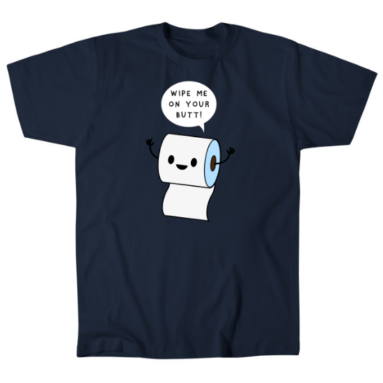 Toilet Paper I Love My Job Mens T-Shirt