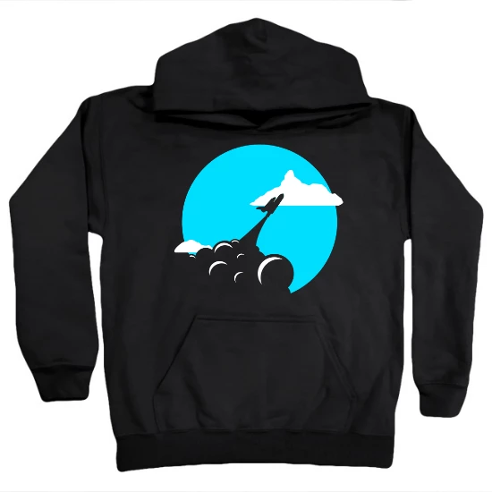 Into the Wild Blue Yonder Kids Hoodie