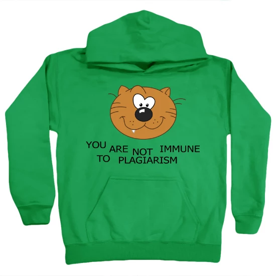 You are not Immune to Plagiarism Kids Hoodie