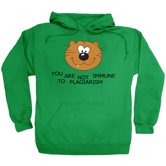 You are not Immune to Plagiarism Hoodie