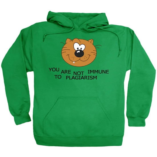 You are not Immune to Plagiarism Hoodie