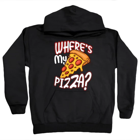 Wheres My Pizza? Kids Hoodie