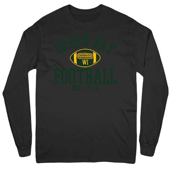 Green Bay Football Est. 1919 Mens Long Sleeve T-Shirt
