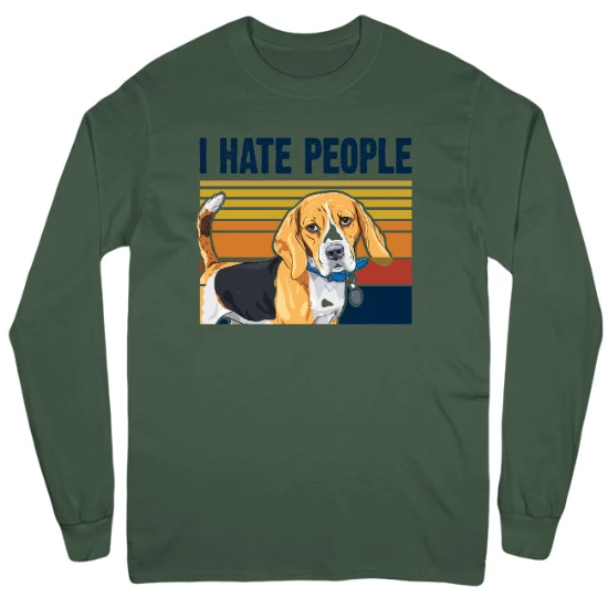 I Hate People Mens Long Sleeve T-Shirt