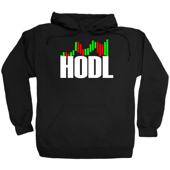 HODL Hold On for Dear Life Hoodie