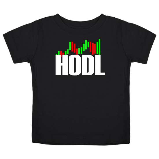 HODL Hold On for Dear Life Kids T-Shirt