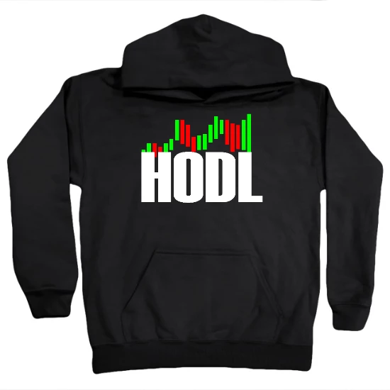 HODL Hold On for Dear Life Kids Hoodie
