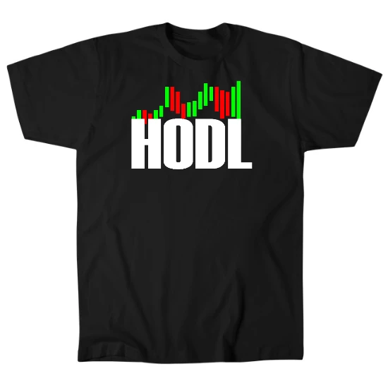 HODL Hold On for Dear Life Mens T-Shirt