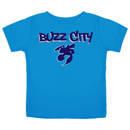 Buzz City Charlotte Basketball Kids T-Shirt