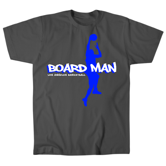 Board Man LA Basketball Mens T-Shirt