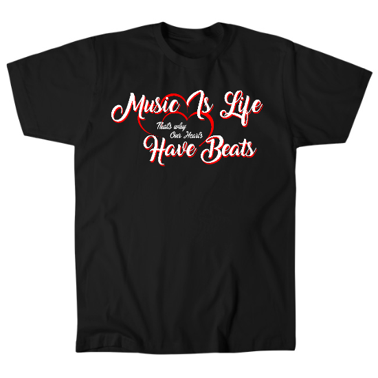 Music Is Life Mens T-Shirt