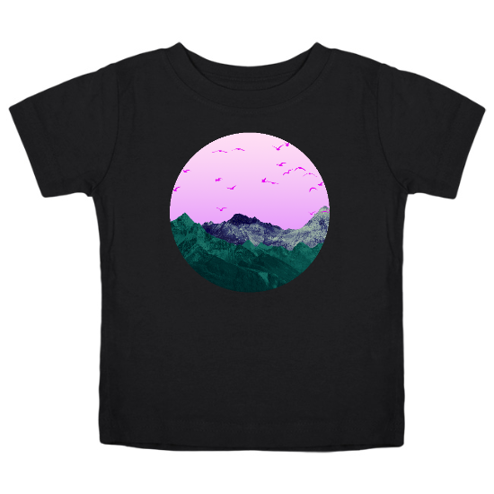 Serene Mountains Kids T-Shirt