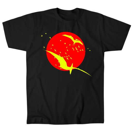 Jurassic Sunset Mens T-Shirt