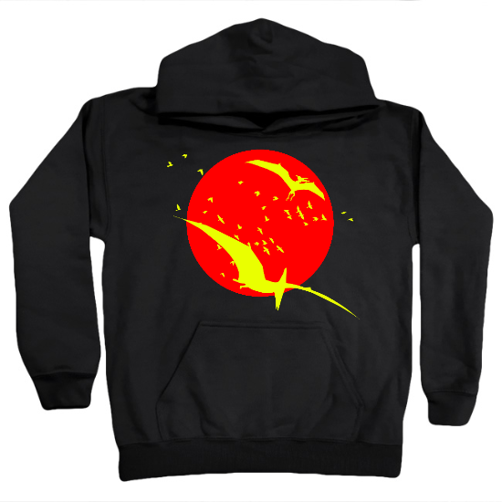 Jurassic Sunset Kids Hoodie