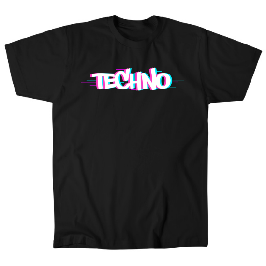 Techno Mens T-Shirt