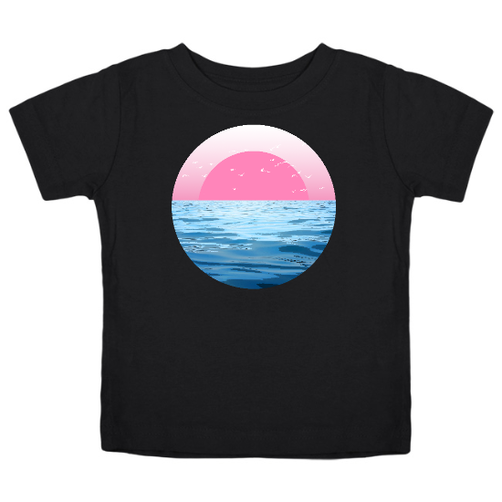 Serene Ocean Kids T-Shirt