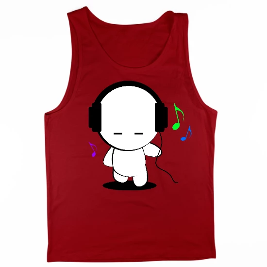 Walkman Music Mens Tank Top