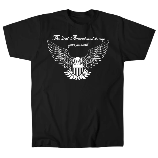 2nd Amendment Permit Mens T-Shirt