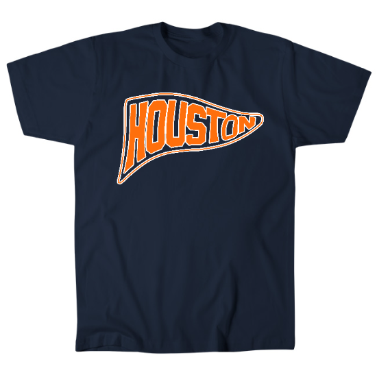 Houston Pennant Mens T-Shirt
