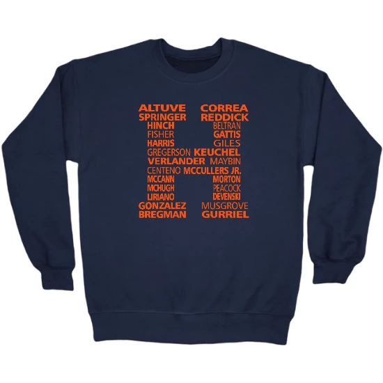 Houston Baseball Champions Crewneck Sweatshirt