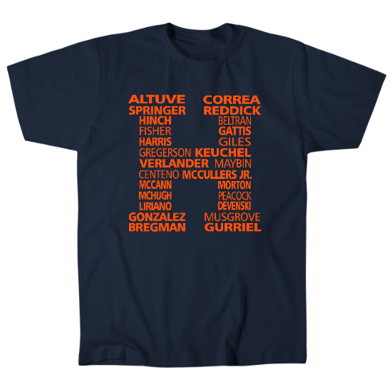 Houston Names Champions Mens T-Shirt