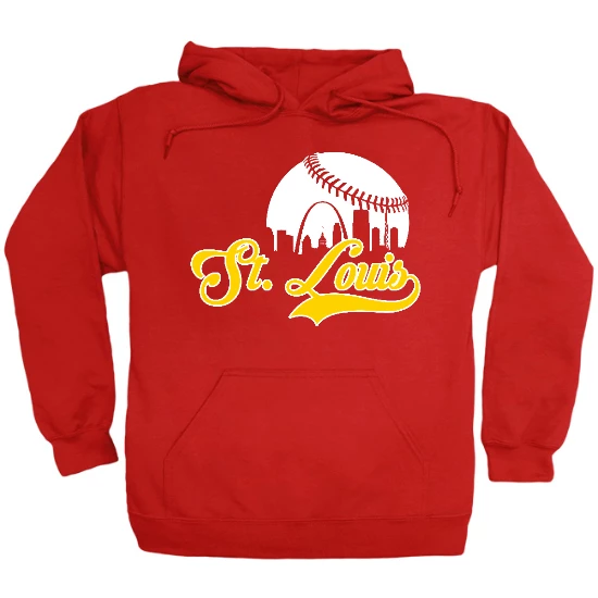 St. Louis Baseball Skyline Hoodie