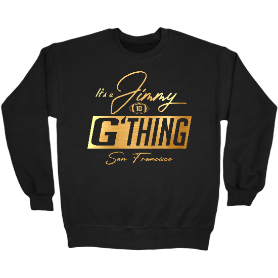 Jimmy G Thing Gold Crewneck Sweatshirt