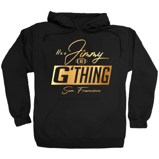 Jimmy G Thing Gold Hoodie