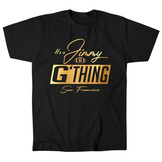 Jimmy G Thing Gold Mens T-Shirt