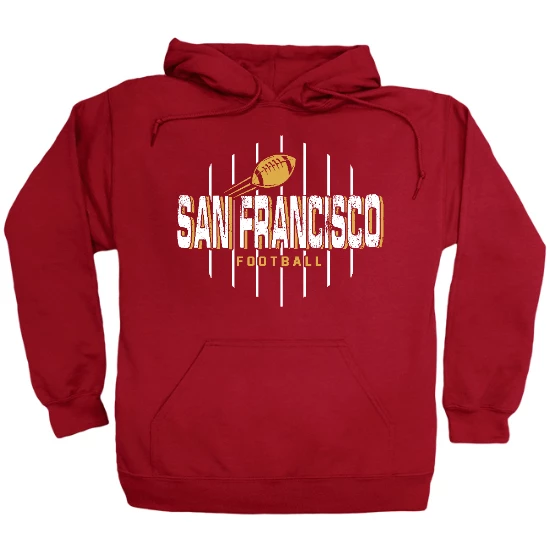 San Francisco Football Field  Hoodie